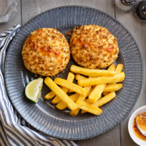 Fish Cake (1) & Chips